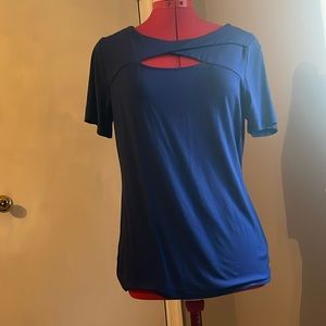 Vince Camuto T-shirt Royal Blue Size Medium